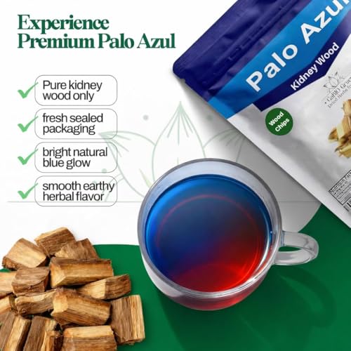 Palo Azul Tea (Eysenhardtia polystachya) 2.1oz - Authentic Mexican Blue Sticks