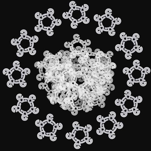 30Pcs White Balloon Clips for Decorating Arches & Displays