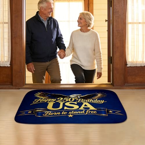America 250th Anniversary Patriotic Door Mat - USA Pride Decor