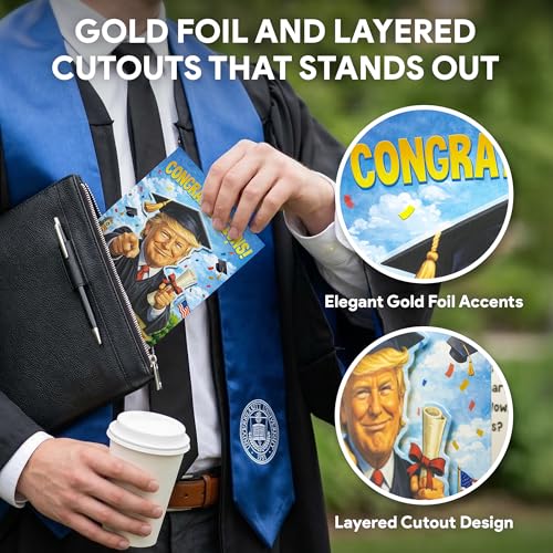 Funny Donald Trump Talking Graduation Card 2026 with Voice