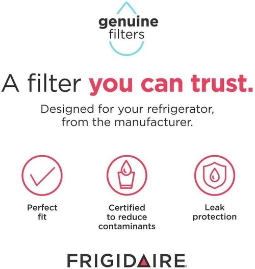 Frigidaire WF3CB Puresource3 Water Filter - Premium Refrigerator Filter, White, 1 Count