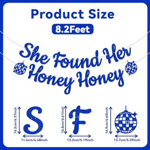 She Found Her Honey Honey Banner - Mamma Mia Bachelorette Party Decor