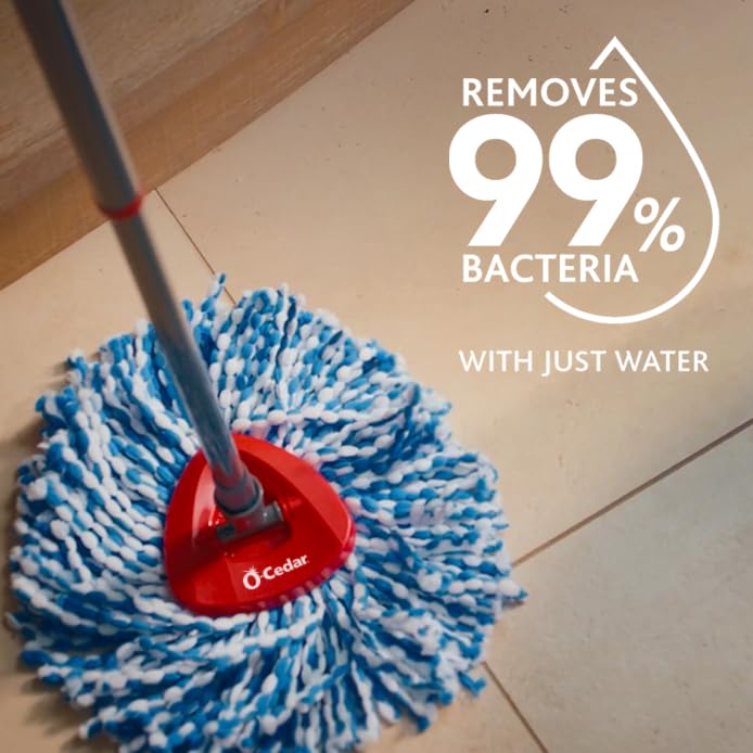 O-Cedar RinseClean Spin Mop Microfiber Refill 12-Pack