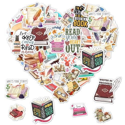 50 Pack Waterproof Vinyl Stickers for Water Bottles & Laptops