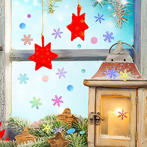 Holographic Snowflake Confetti for Winter Weddings Christmas Party Decorations - 3 oz 1000 Pieces