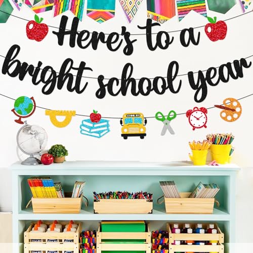 Bright School Year Banner - Welcome Back Party Decorations