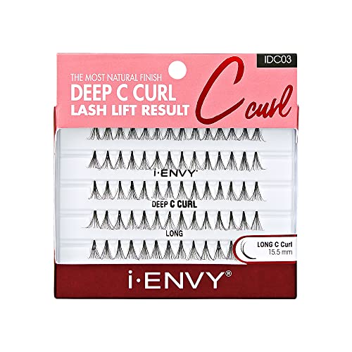 iENVY Deep C Curl Individual False Eyelashes - Long Natural Finish