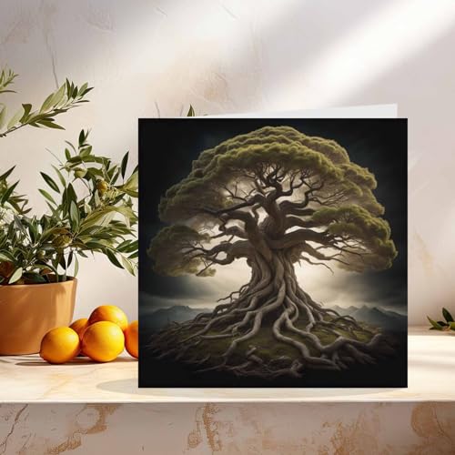 Tree of Life Greeting Card - Eco-Friendly 145mm x 145mm