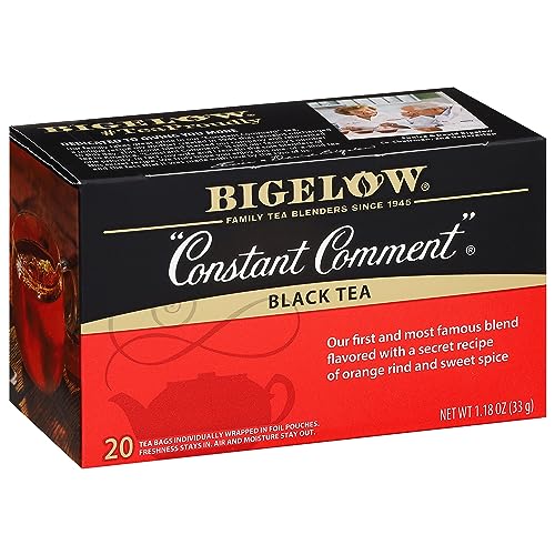 Bigelow Constant Comment Black Tea Bags, 20 Count (Pack of 6)