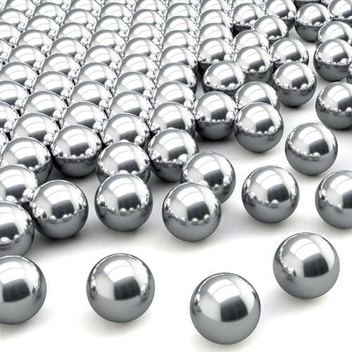 PAGOW 125PCS 4mm 316 Stainless Steel Paint Mixing Balls for Nail Polish