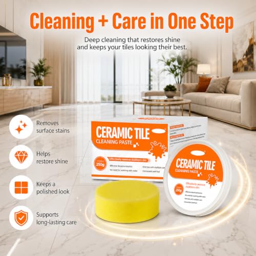 MVBOONE Heavy Duty Tile & Grout Cleaning Paste - 250g