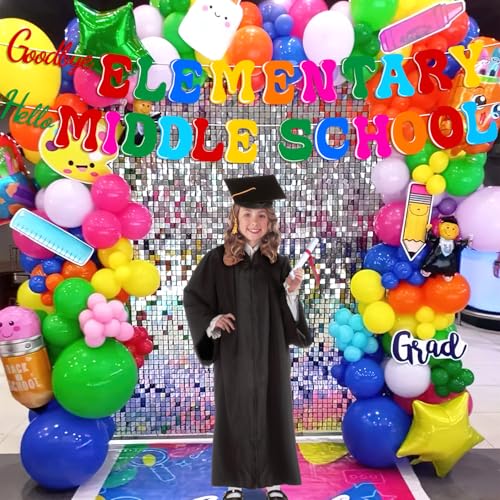 5th Grade Graduation Banner - Goodbye Elementary, Hello Middle School
