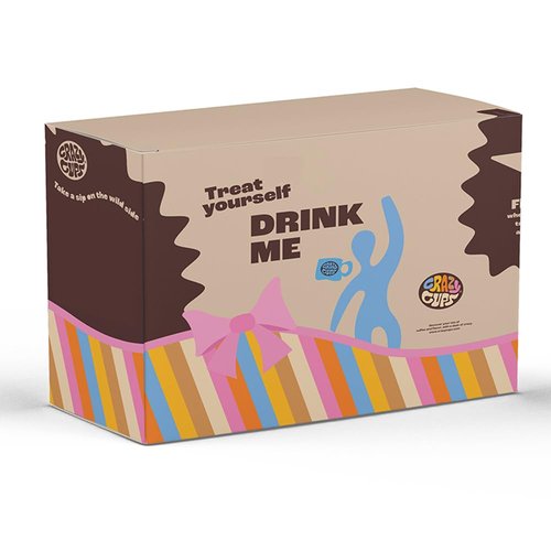 Crazy Cups Flavored Ground Decaf Chocolate Coffee in 10 oz Bag, For Brewing Flavored Hot or Iced Coffee