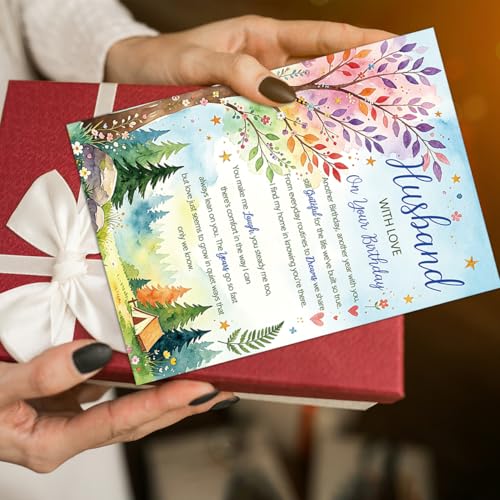Haskerty Husband Birthday Card BK-073 - Thoughtful Gift from Wife