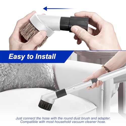 GULUANT 1 1/4" Horse Hair Dust Brush for Kenmore & Panasonic Vacuums