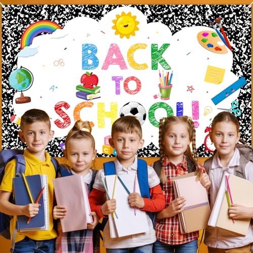 Avezano Back to School Banner 6 x 3.6 ft - Classroom Decor