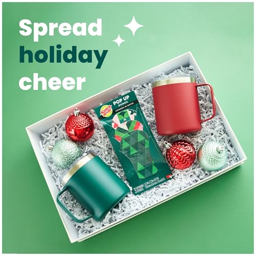 Scotch-Brite Holiday Pop-Up Sponges - 3 Pack, Festive Design