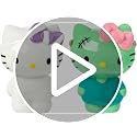 Hello Kitty Halloween Salt and Pepper Shaker Set - Ceramic 3D Figurines