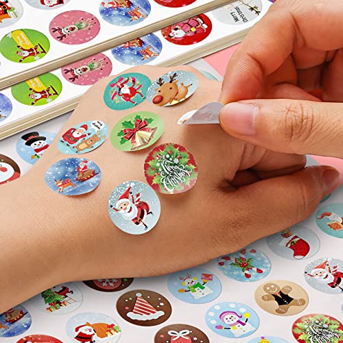 504 PCS Christmas Stickers - Snowman, Elf, Reindeer & More