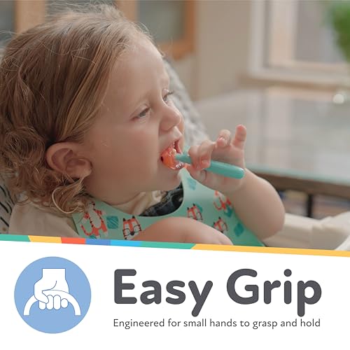 Nuby Baby's First Spoons Set - 3 Pack for Self-Feeding