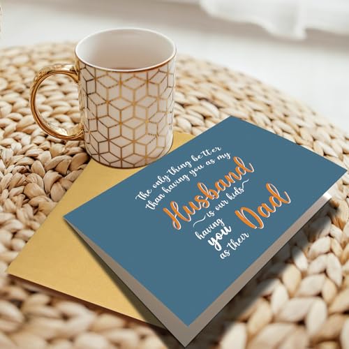 Father's Day Card from Wife - Romantic & Funny Husband Greeting Card