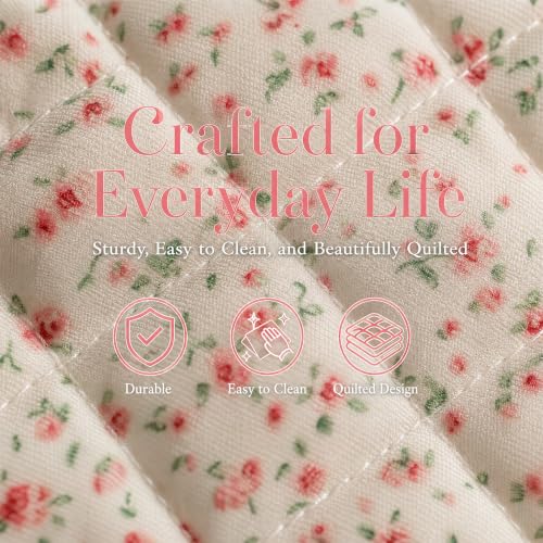 Insulated Floral Lunch Bag for Women - Portable & Leakproof
