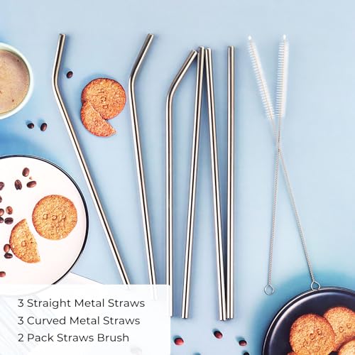 BuildLife Stainless Steel Straw Set for Stanley 40oz & 30oz Tumblers