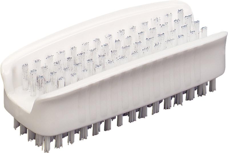 Carlisle Sparta Dual-Sided Plastic Hand and Nail Brush 3.5 Inch White