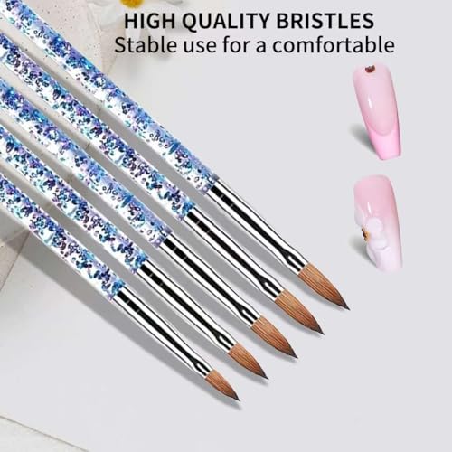 31-Piece Professional Nail Art Brush Set and Liner Tools - Pink