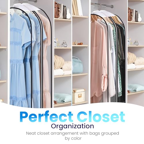 Handy Laundry Clear Garment Bag - 40 Inch Hanging Suit Storage