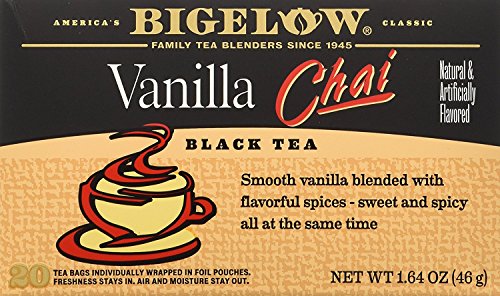 Bigelow Tea Chai Vanilla 20 Bags 1.64 oz Pack of 3 - Herbal & Fruit Tea