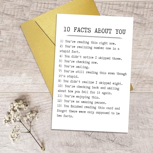 Humorous You're An Amazing Person Card for Friends & Family