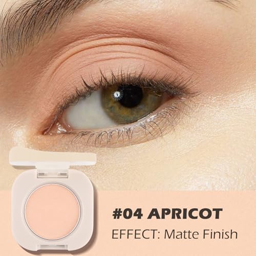WTFACE Single Matte Mini Eyeshadow Palette with Brush Apricot #04