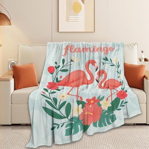 Nexlyth Flamingo Throw Blanket - Super Soft Fleece 50"x40"