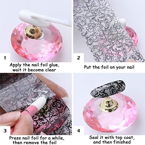 Leopard Nail Foil Transfer Stickers - 10 Sheets Laser Print Decals