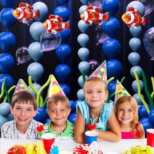 157-Piece Under the Sea Balloon Garland Kit - Ocean Theme Party Decor