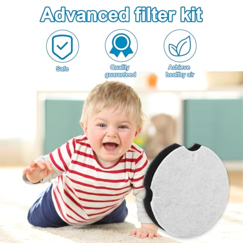 6-Pack Replacement Filters for Bissell PowerForce Compact Vacuum (1604896)