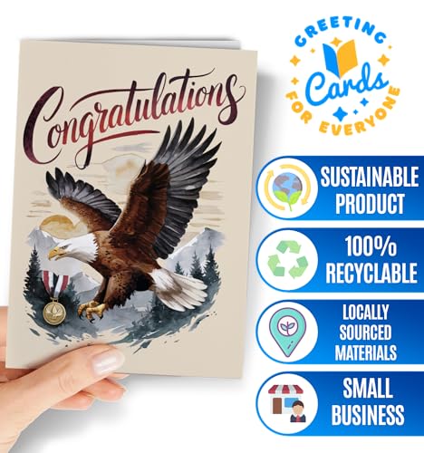 Eagle Scout Achievement Greeting Card - Congrats on Earning Rank