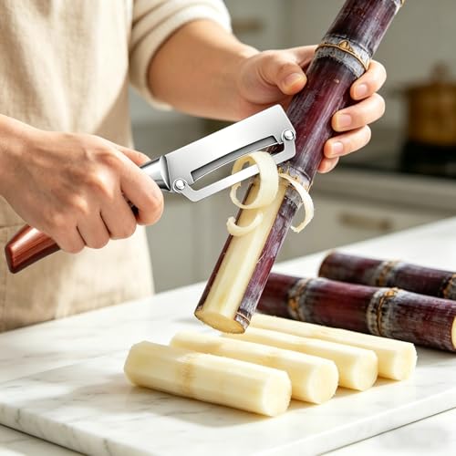 2-in-1 Vegetable Peeler with Wooden Handle & Bottle Opener