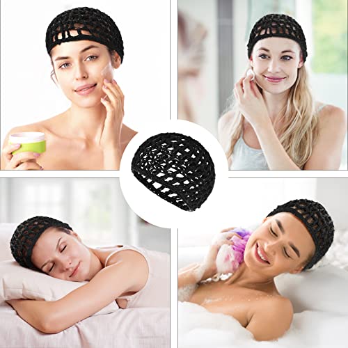 WLLHYF Thick Long Hair Wig Cap Adjustable Mesh Weaving Net for Crochet