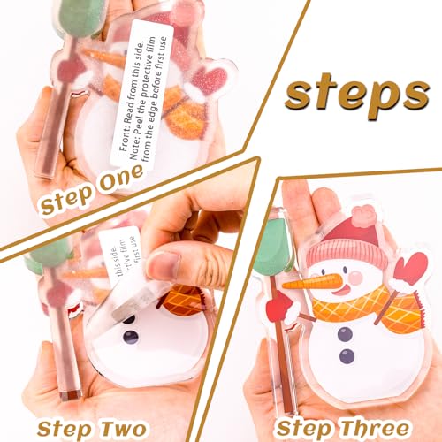 Christmas Snowman Acrylic Table Plaque Indoor Winter Desk Decor
