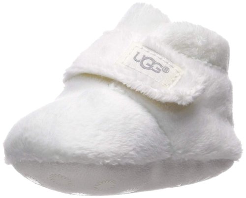UGG Kids' Bixbee and Lovey Ankle Boot, Vanilla, 4/5