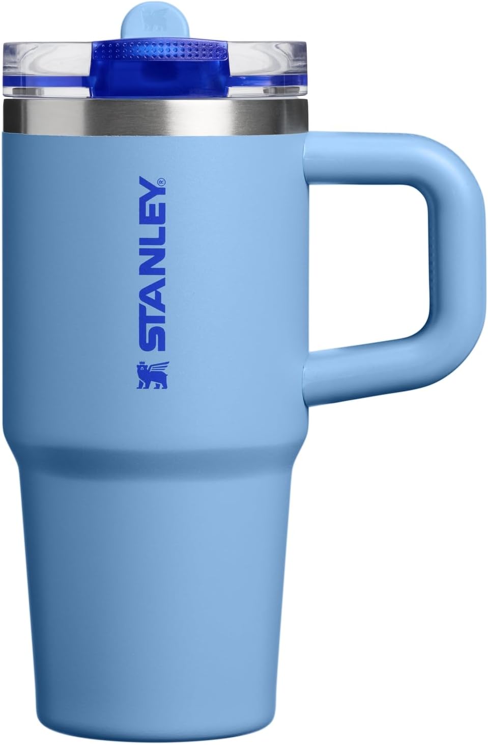STANLEY Quencher ProTour 14 oz Tumbler - Leakproof Lid & Built-In Straw | Insulated Stainless Steel | BPA-Free | Blue Sky