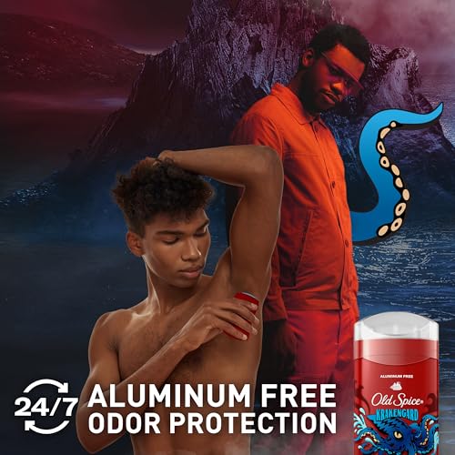 Old Spice Aluminum Free Deodorant for Men, Krakengard Deep Ocean Scent, 1.8 oz