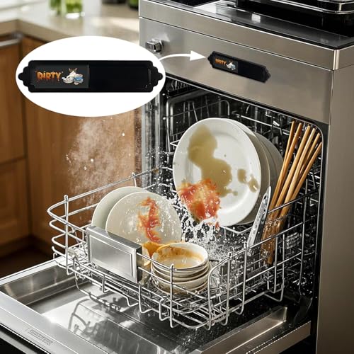 Cute Cat Dishwasher Magnet Sign - Clean Dirty Indicator
