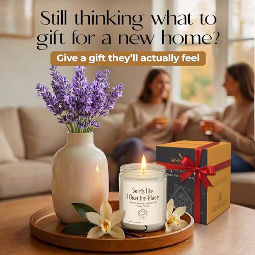 KINSHEART 9 oz Scented Candle - Housewarming Gift for New Homeowners