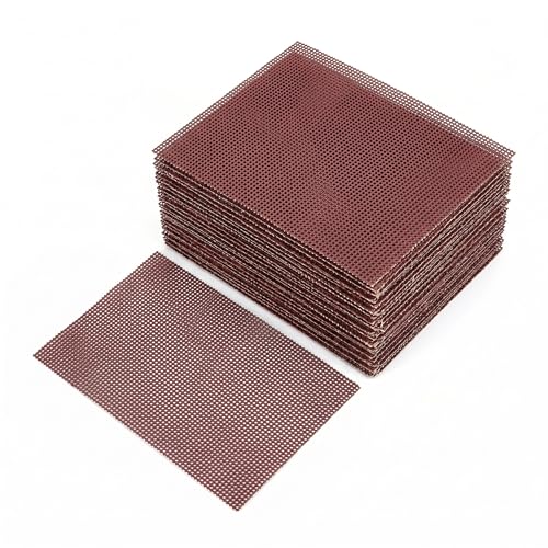 BlueRaying 25-Pack Grill Cleaning Screens, 4x5.5 inch Griddle Scrubbing Pads
