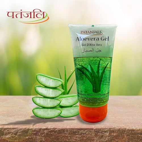Patanjali Saundarya Aloe Vera Gel 150ml - Lightweight Skin Care