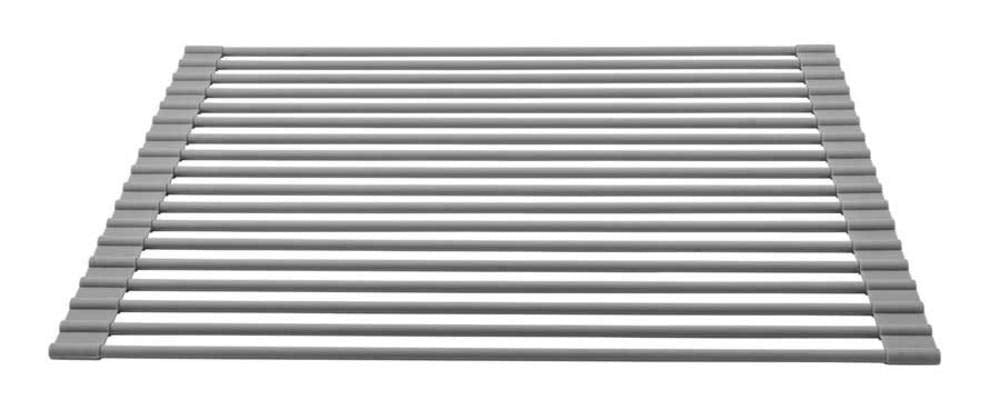 Camco 43519 Roll-Up Dish Drying Rack - Provides Extra Drying Space for Dishes, Pots and Pans - Heat-Resistant Up to 450° F - 17-Inches x 13-Inches