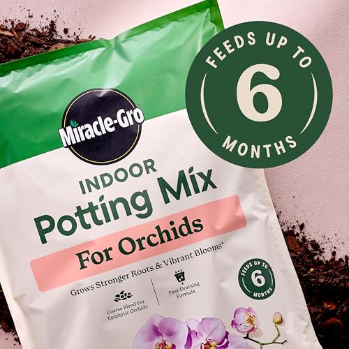 Miracle-Gro Indoor Potting Mix for Orchids, 8 Qt (2-Pack)